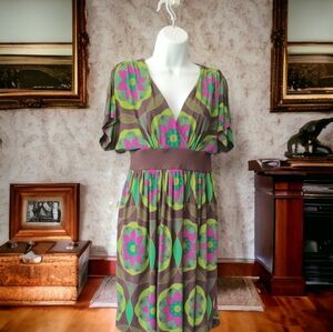 MAGGY LONDON V-Neck Dress - SZ 4